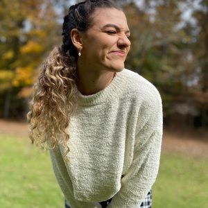 Crop cozy sweater